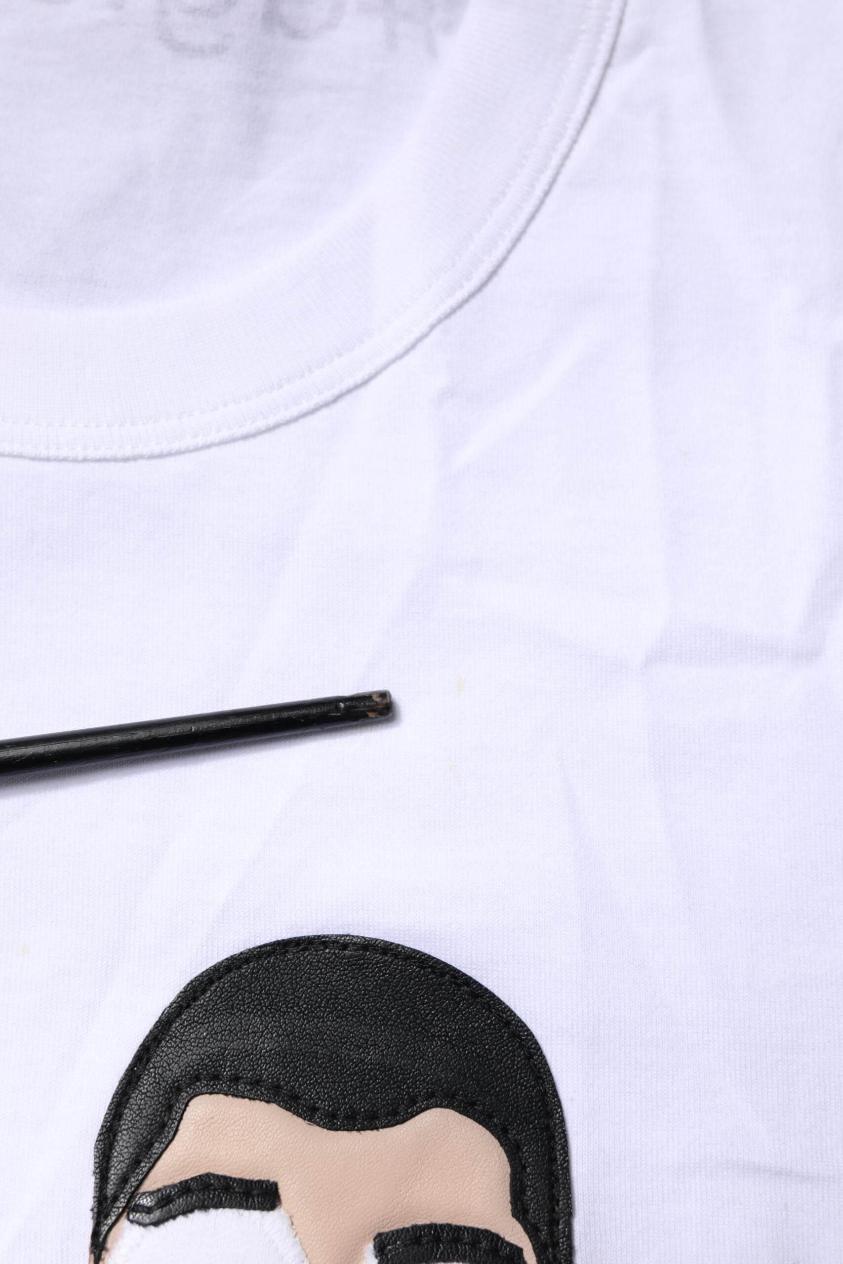 Dolce & Gabbana White #DGFamily Cotton Crew Neck T-shirt - Hilstor