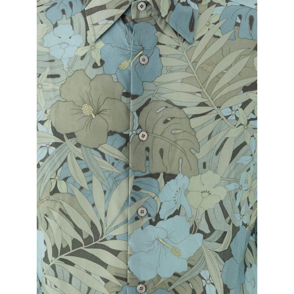 Tom Ford Blue Lyocell Shirt - Hilstor