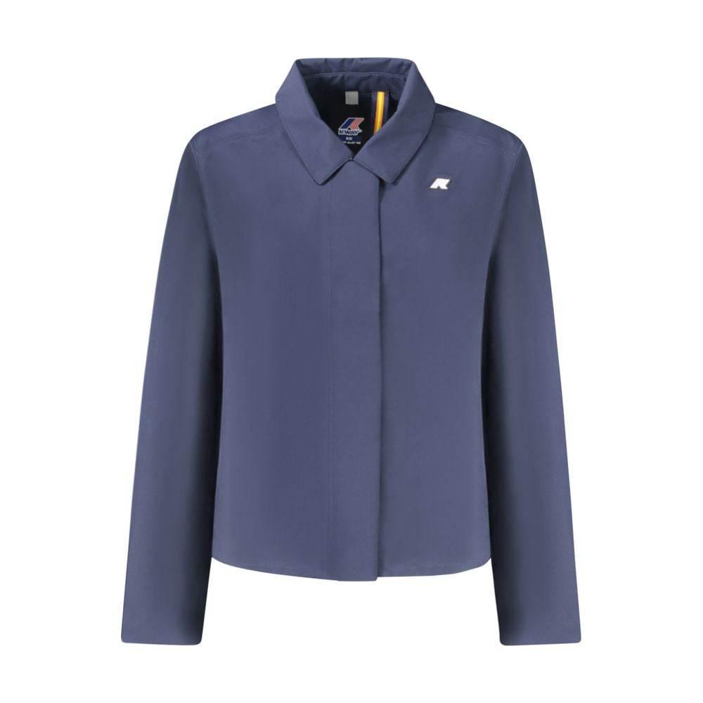 K-WAY Blue Polyester Women Jacket - Hilstor
