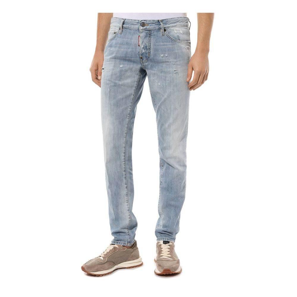 Dsquared² Blue Cotton Men Jeans - Hilstor