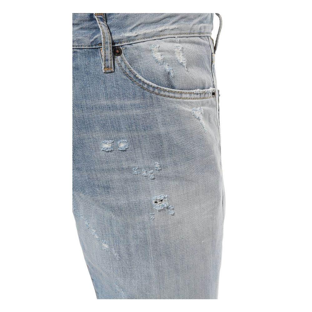 Dsquared² Blue Cotton Men Jeans - Hilstor