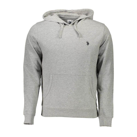 U.S. POLO ASSN. Gray Cotton Men Sweatshirt - Hilstor