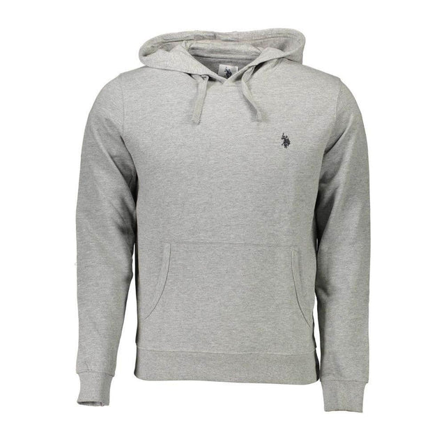 U.S. POLO ASSN. Gray Cotton Men Sweatshirt - Hilstor