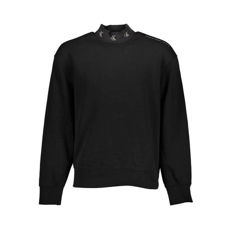 Calvin Klein Black Cotton Men Sweater - Hilstor