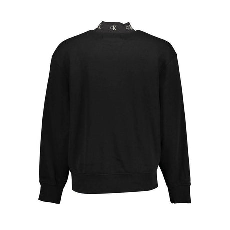 Calvin Klein Black Cotton Men Sweater - Hilstor