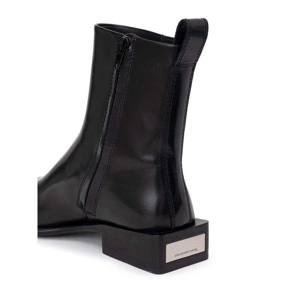 Alexander Wang Black Leather Boot - Hilstor