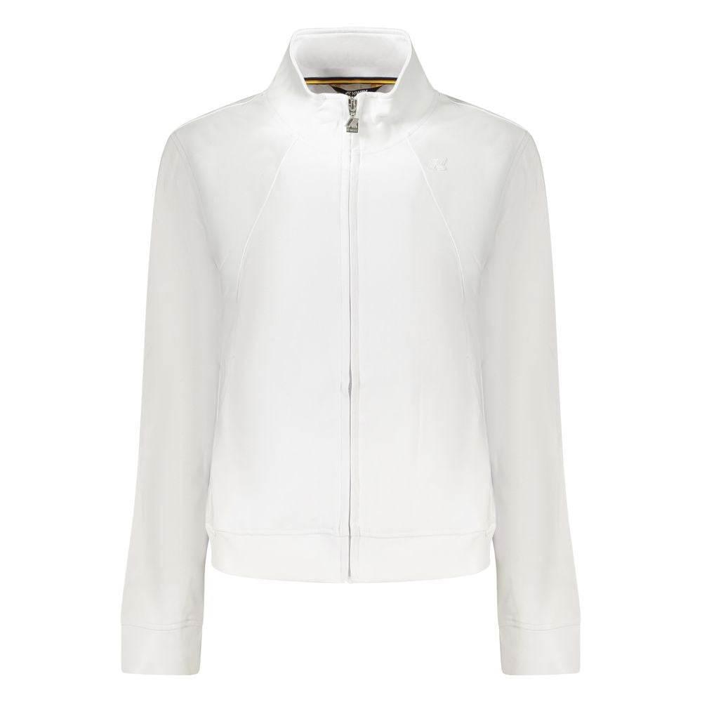 K-WAY White Cotton Women Sweater - Hilstor