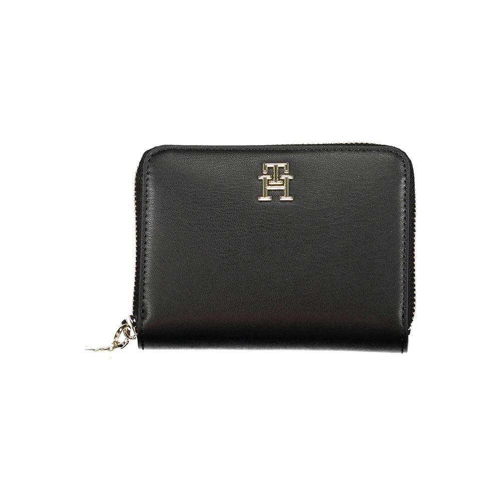 Tommy Hilfiger Black Polyethylene Women Wallet - Hilstor