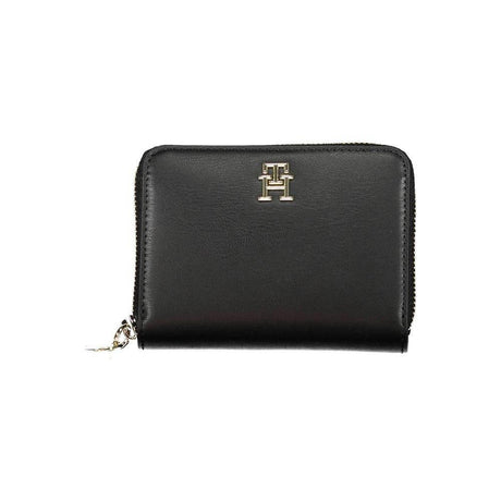 Tommy Hilfiger Black Polyethylene Women Wallet - Hilstor