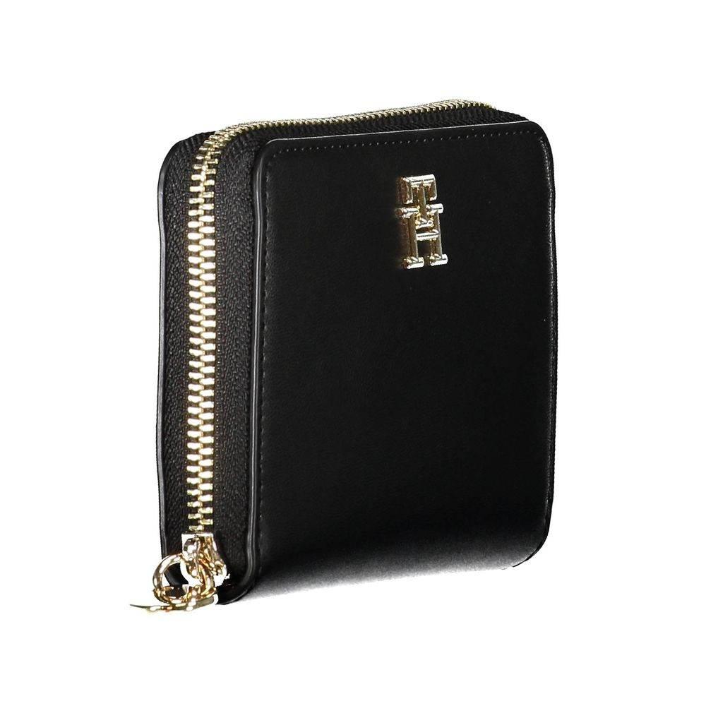 Tommy Hilfiger Black Polyethylene Women Wallet - Hilstor
