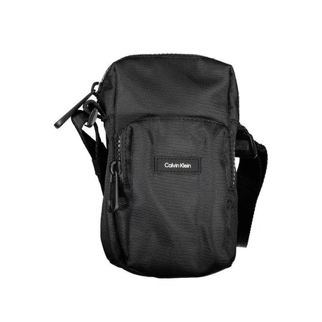 Calvin Klein Elegant Black Shoulder Bag with Chic Detailing - Hilstor