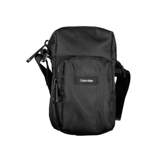 Calvin Klein Elegant Black Shoulder Bag with Chic Detailing - Hilstor