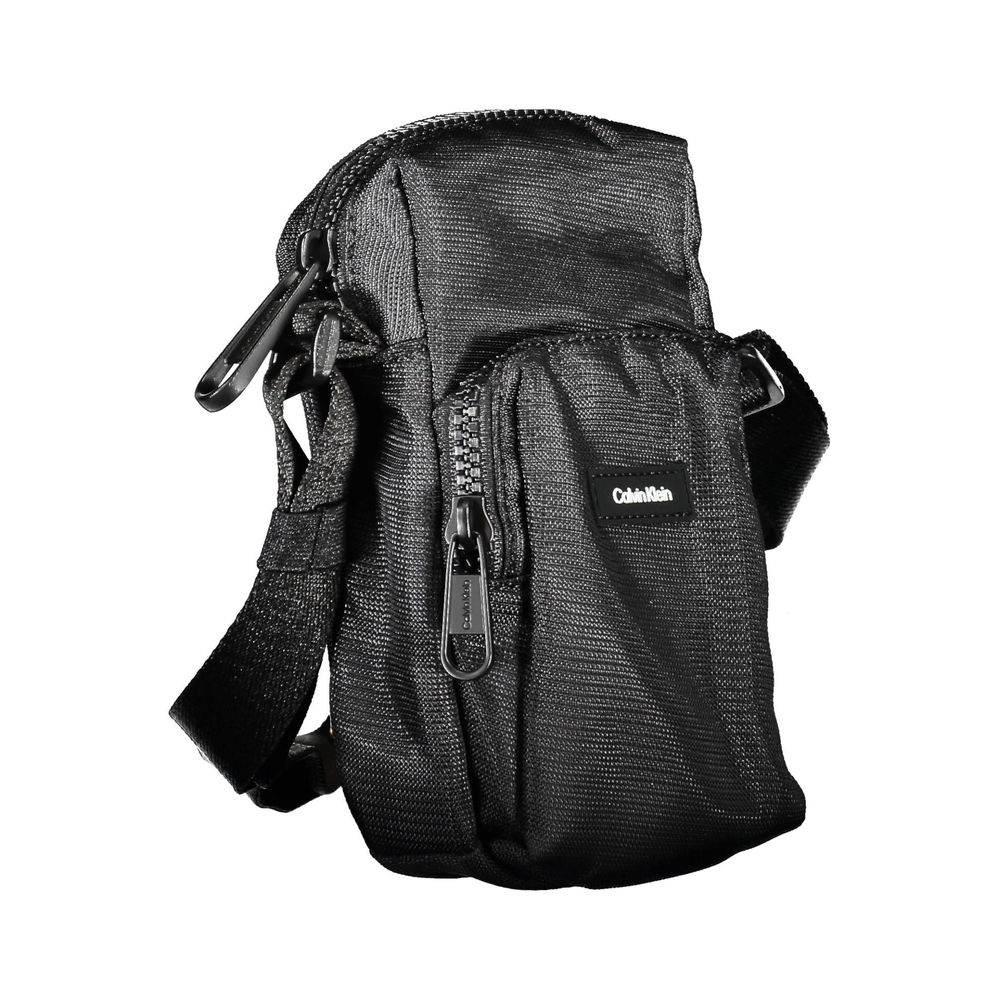 Calvin Klein Elegant Black Shoulder Bag with Chic Detailing - Hilstor