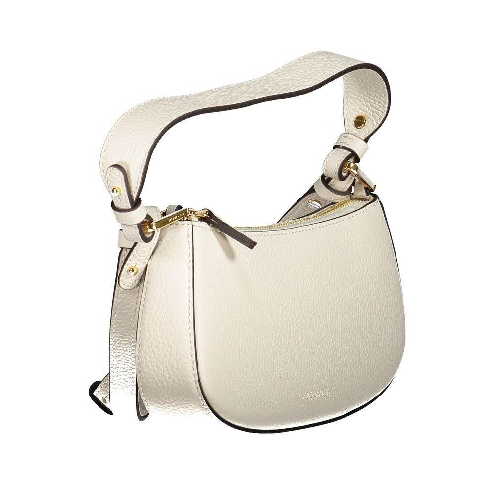 Coccinelle White Leather Handbag - Hilstor