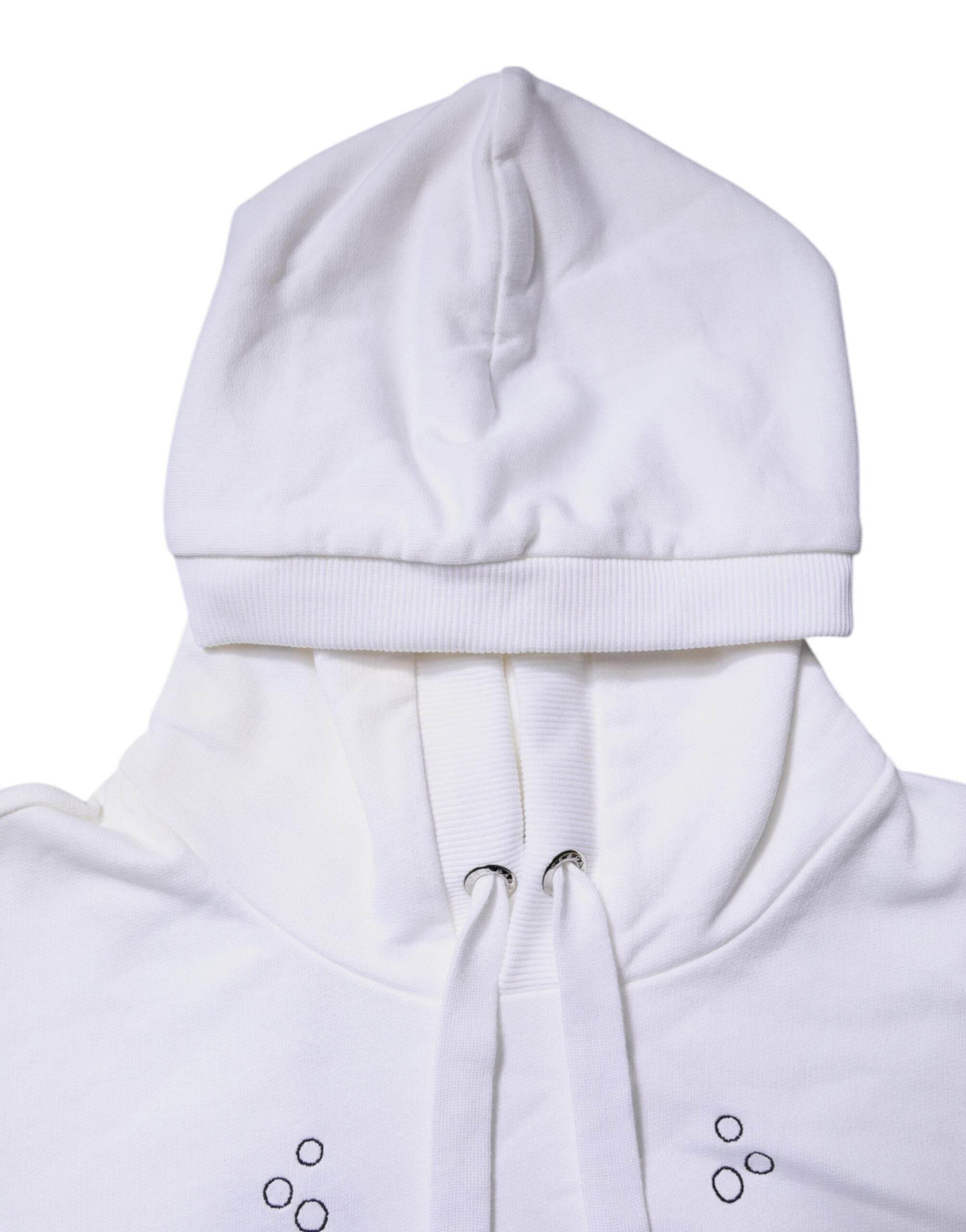 Dolce & Gabbana White #DGFamily Hooded Sweatshirt Sweater - Hilstor