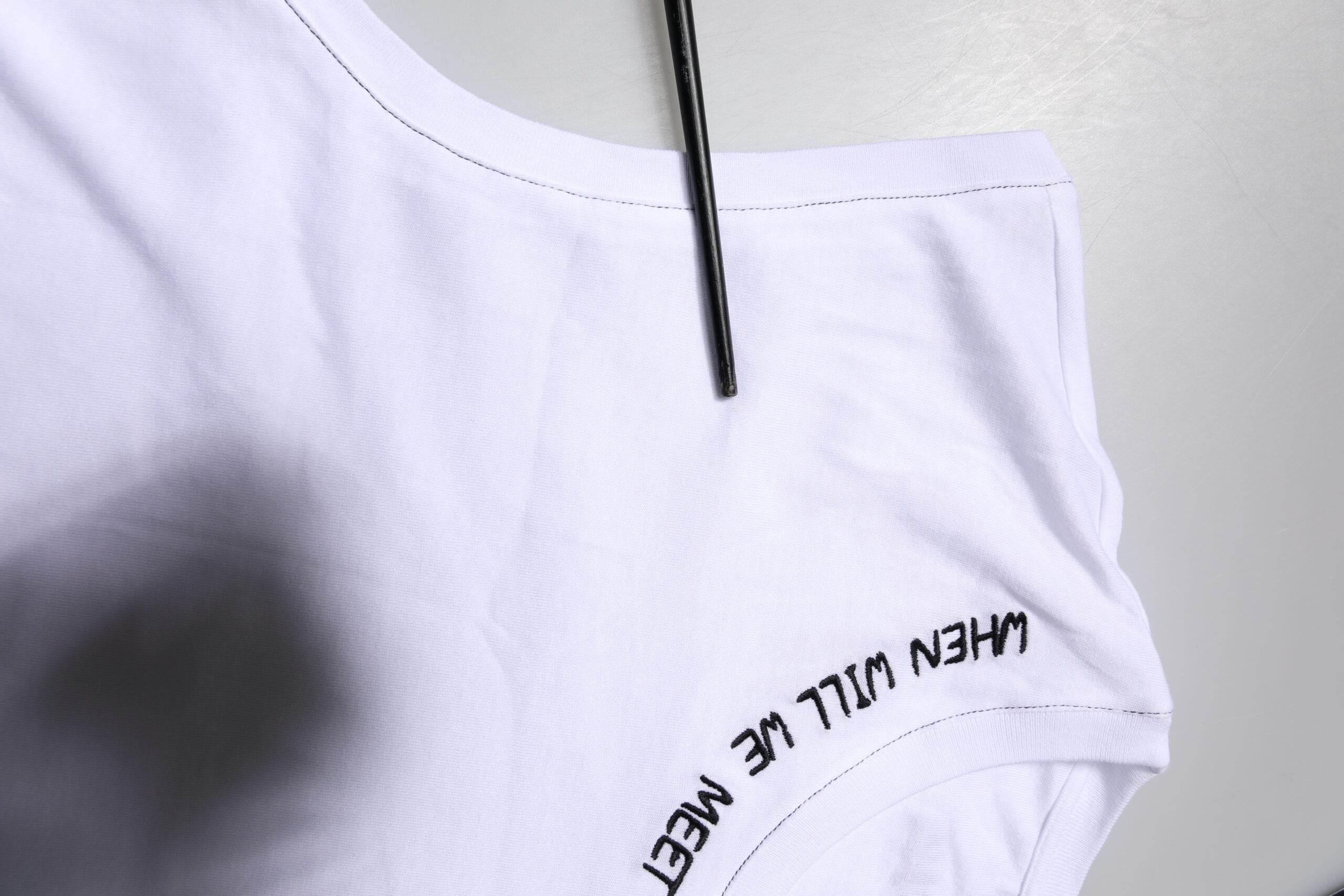 Dolce & Gabbana White Cotton Sleeveless Printed Tank T-shirt - Hilstor