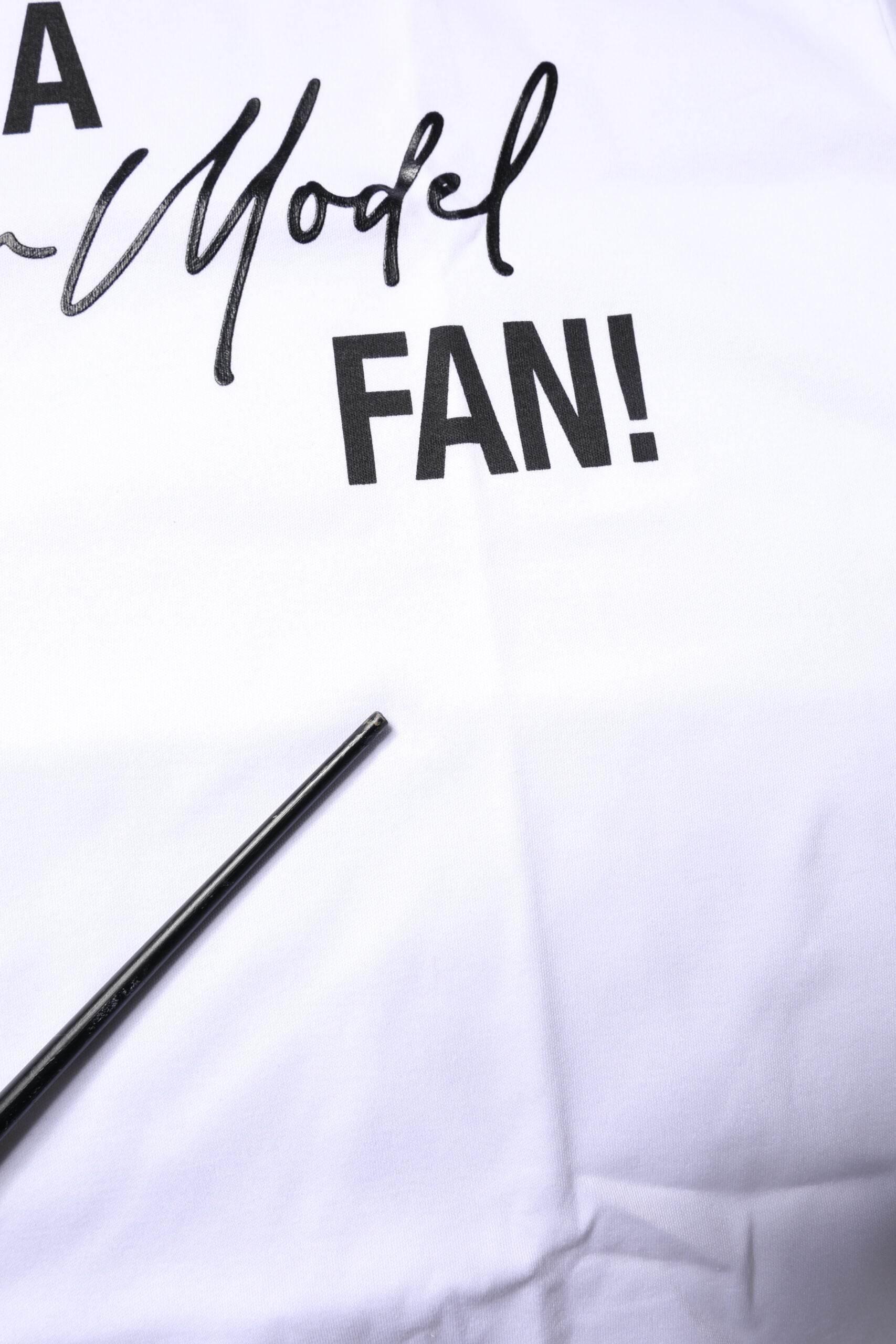 Dolce & Gabbana White Printed Cotton Round Neck Top T-shirt - Hilstor