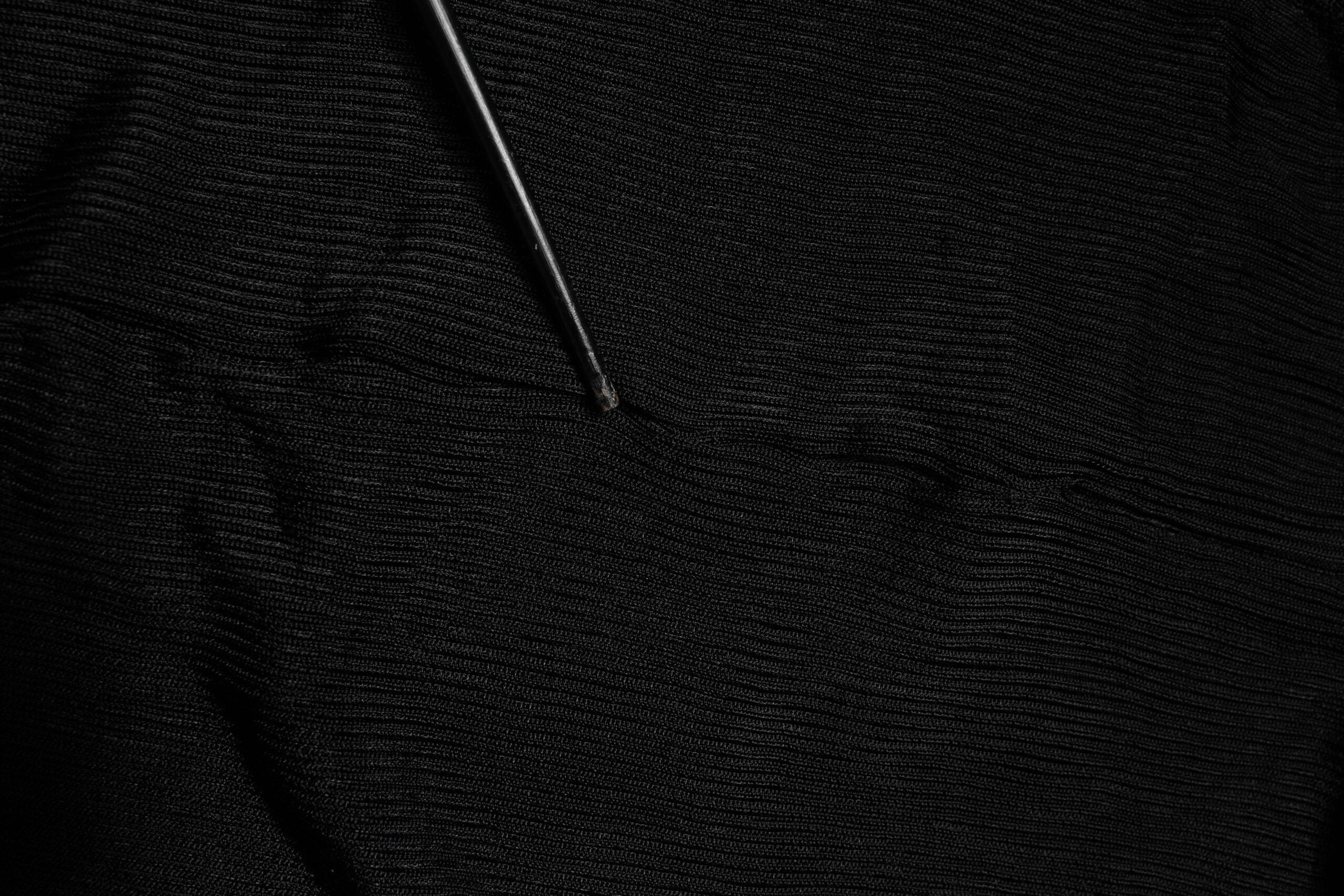 Dolce & Gabbana Black Knit Long Sleeves Turtleneck Slim Top - Hilstor