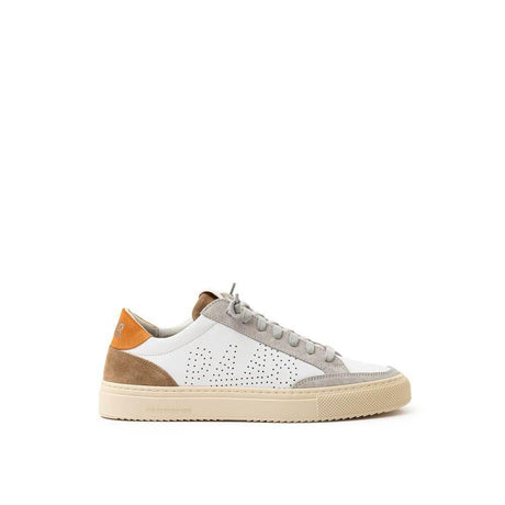 P448 White Leather Sneaker - Hilstor