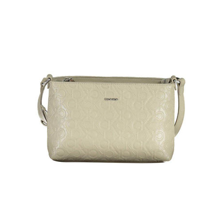 Calvin Klein Beige Polyester Handbag - Hilstor