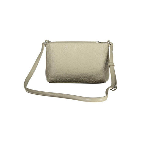Calvin Klein Beige Polyester Handbag - Hilstor
