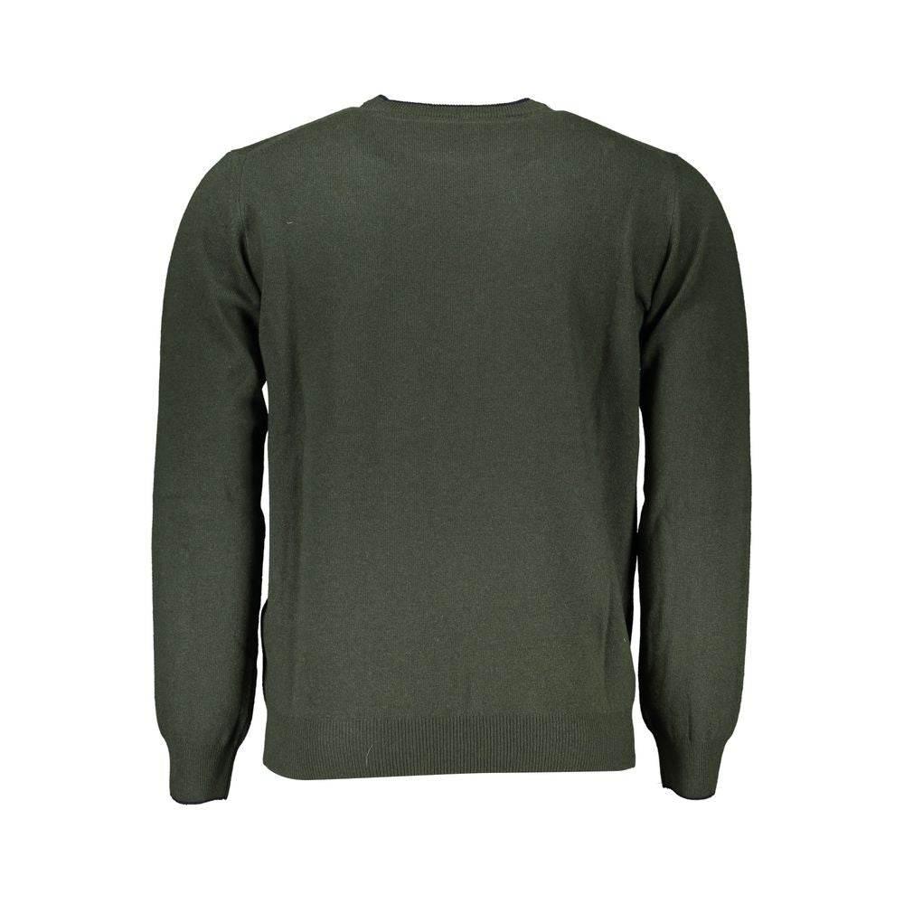 Harmont & Blaine Chic Green Crew Neck Designer Sweater - Hilstor