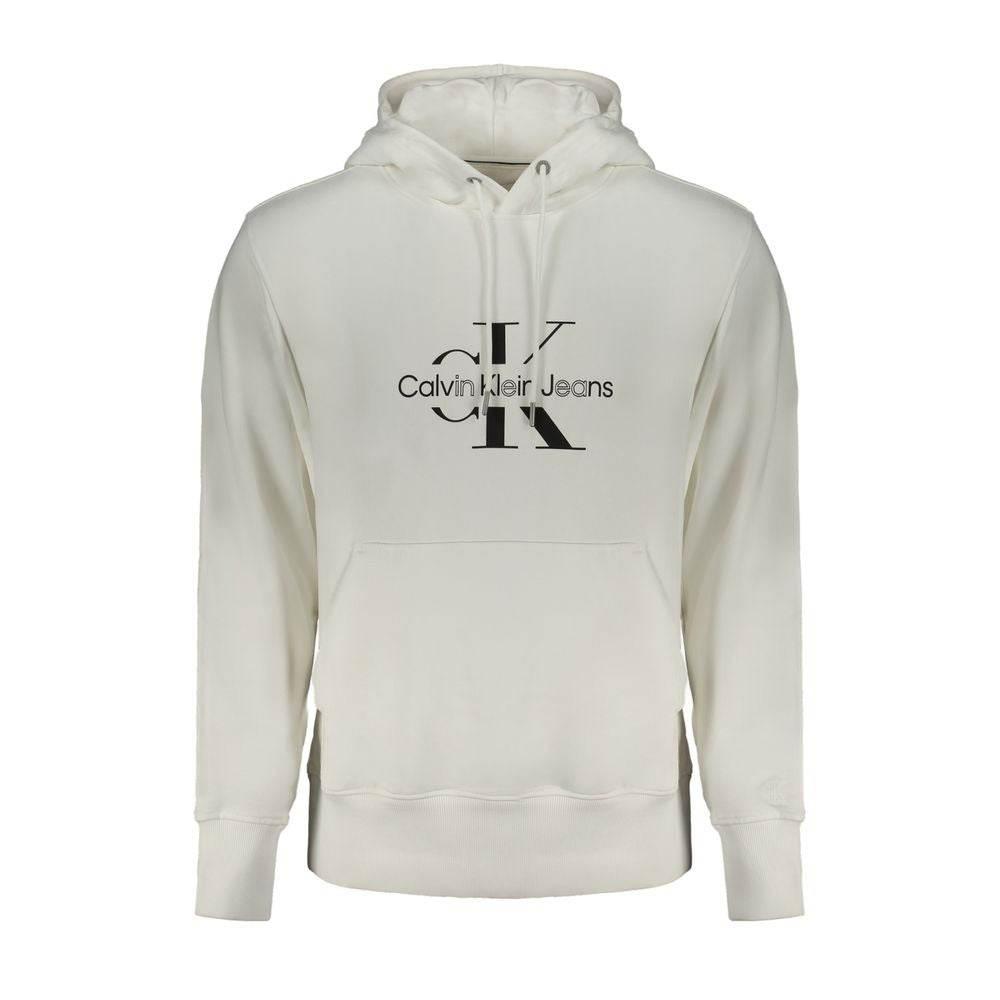 Calvin Klein White Cotton Men Sweater - Hilstor