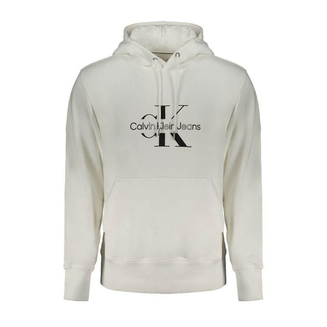 Calvin Klein White Cotton Men Sweater - Hilstor