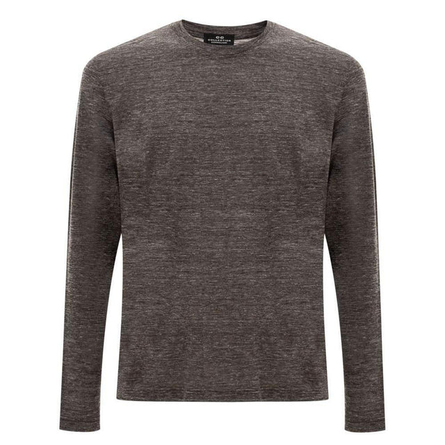 Corneliani Gray Wool T-Shirt - Hilstor
