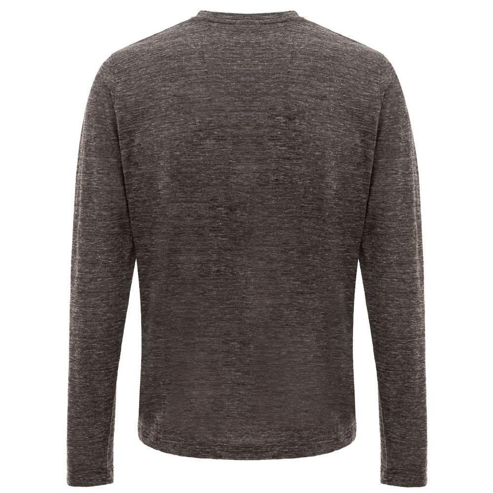 Corneliani Gray Wool T-Shirt - Hilstor