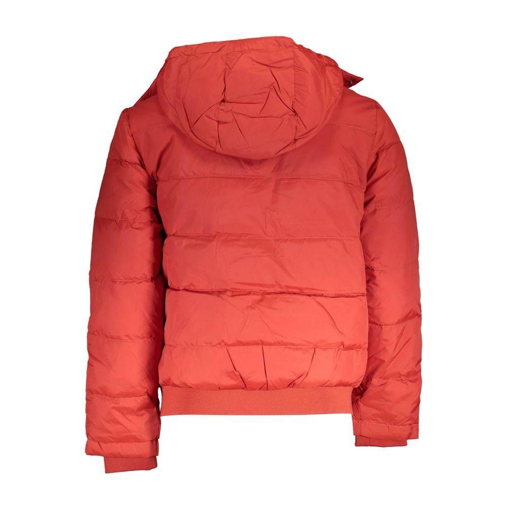 La Martina Orange Polyamide Men Jacket - Hilstor