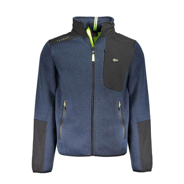 Norway 1963 Blue Polyester Men Jacket - Hilstor