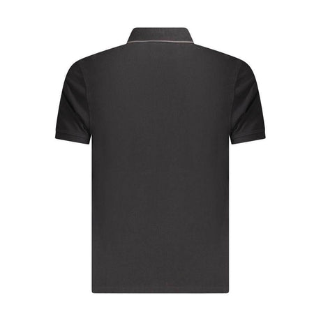 Timberland Black Cotton Polo Shirt - Hilstor