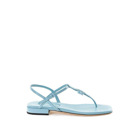 Miu Miu Blue Patent Leather Sandal - Hilstor