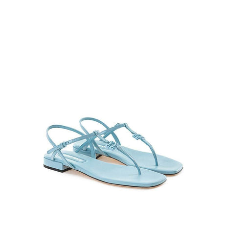 Miu Miu Blue Patent Leather Sandal - Hilstor