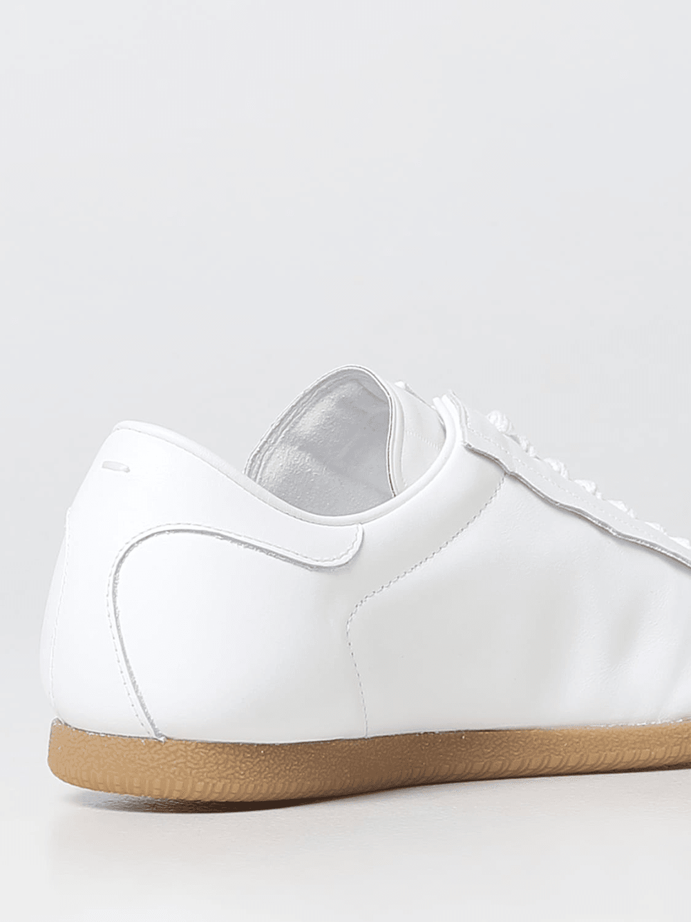 Maison Margiela Low Featherlight Leather And Suede Sneakers - Hilstor