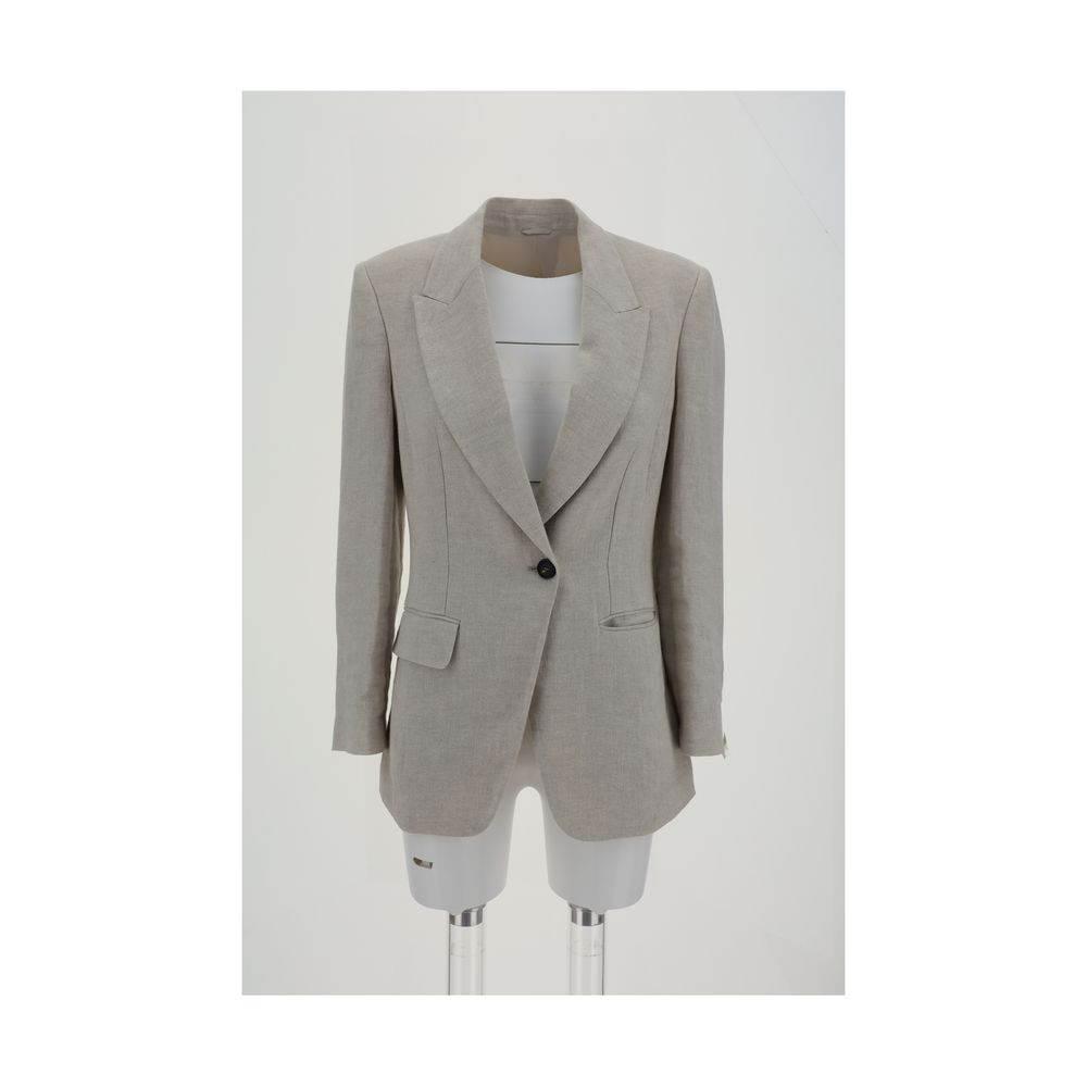 Brunello Cucinelli Linen Blazer - Hilstor