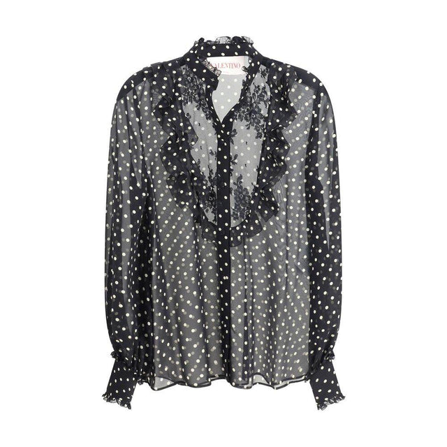 Valentino Polka dot silk Shirt - Hilstor