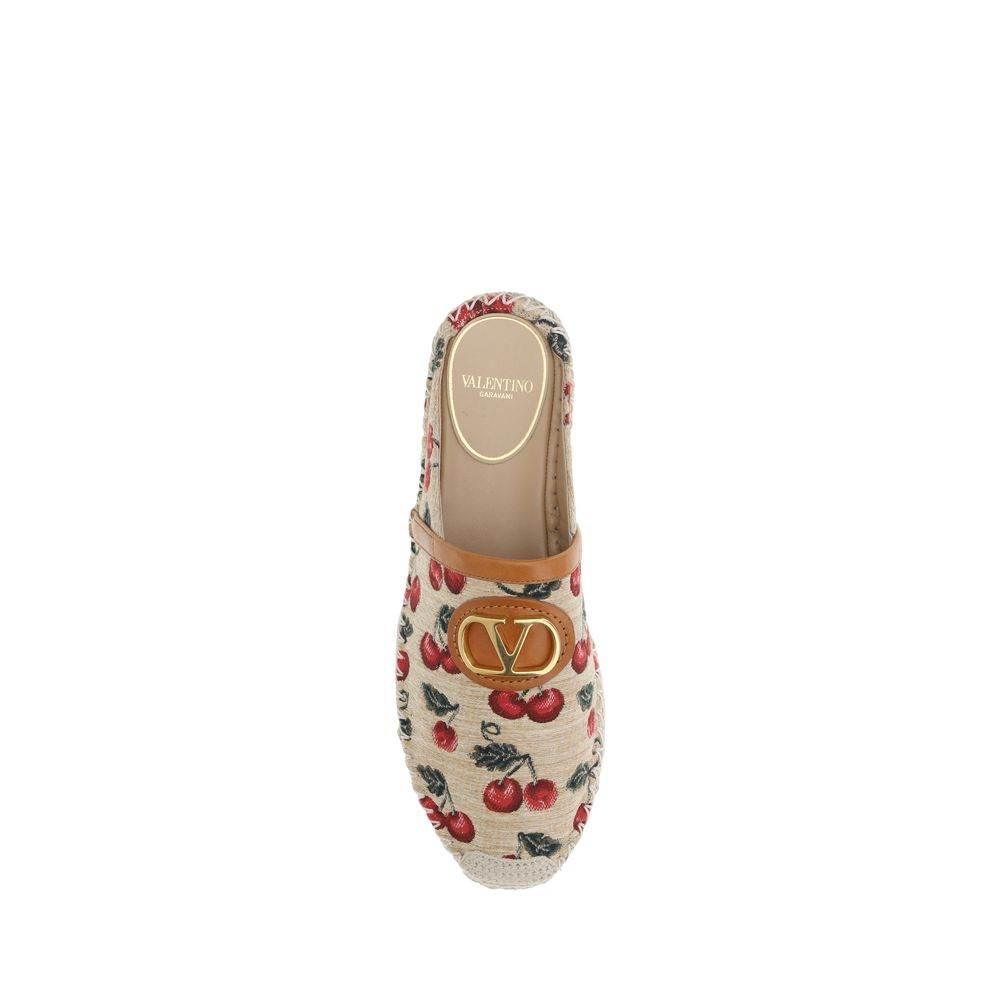 Valentino Garavani Vlogo Cherryfic Espadrilles mules - Hilstor