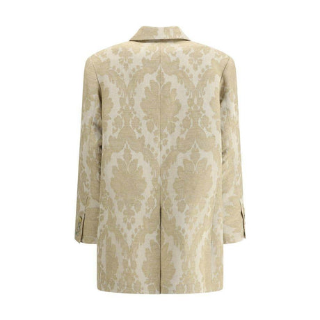 Ella Brocade print Blazer - Hilstor