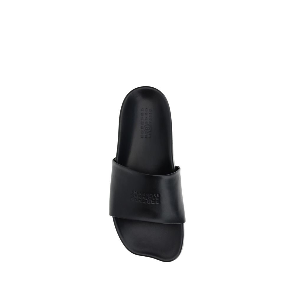 MM6 Anatomic leather Sandals