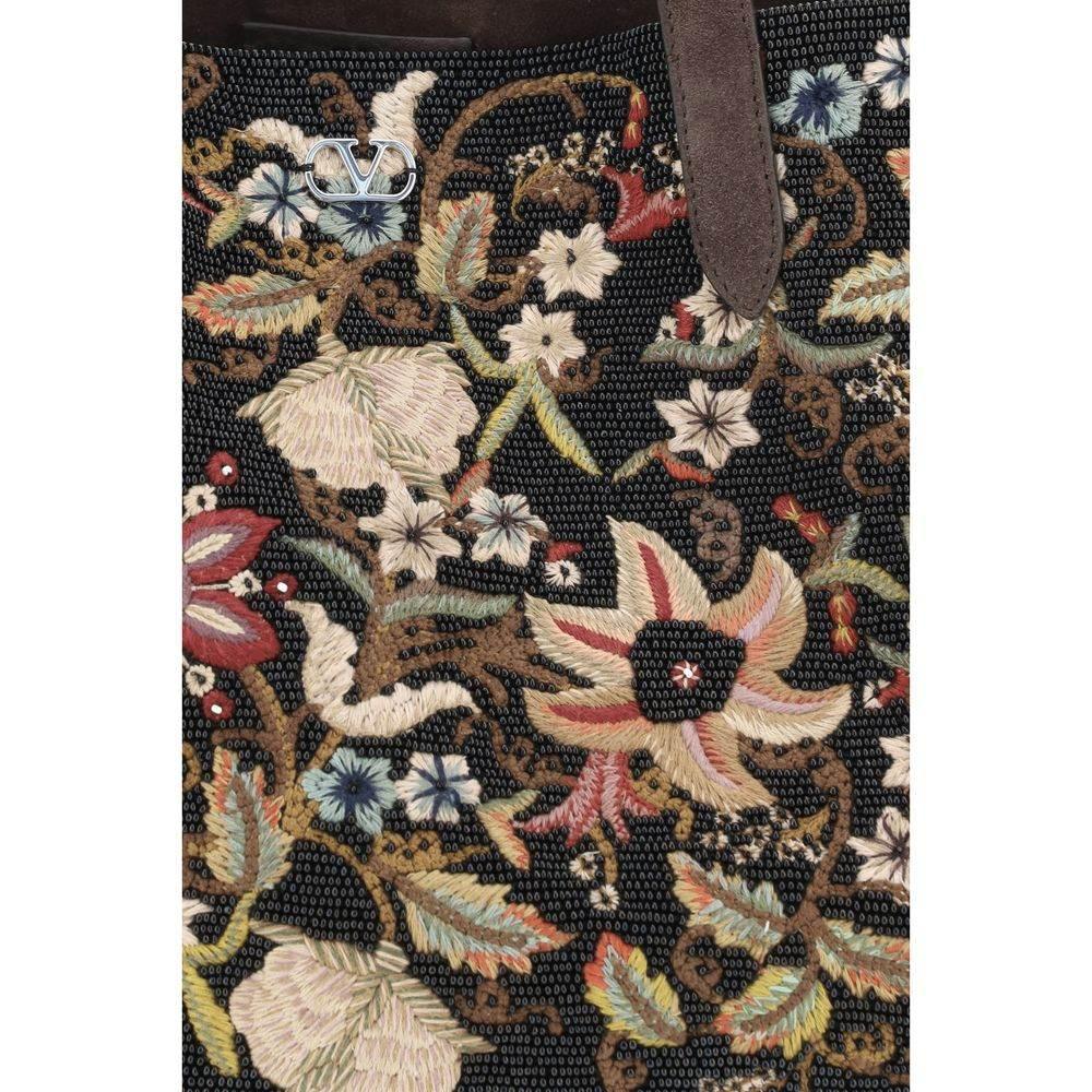 Valentino Garavani Floral embroideried Nellcote Tote Bag - Hilstor