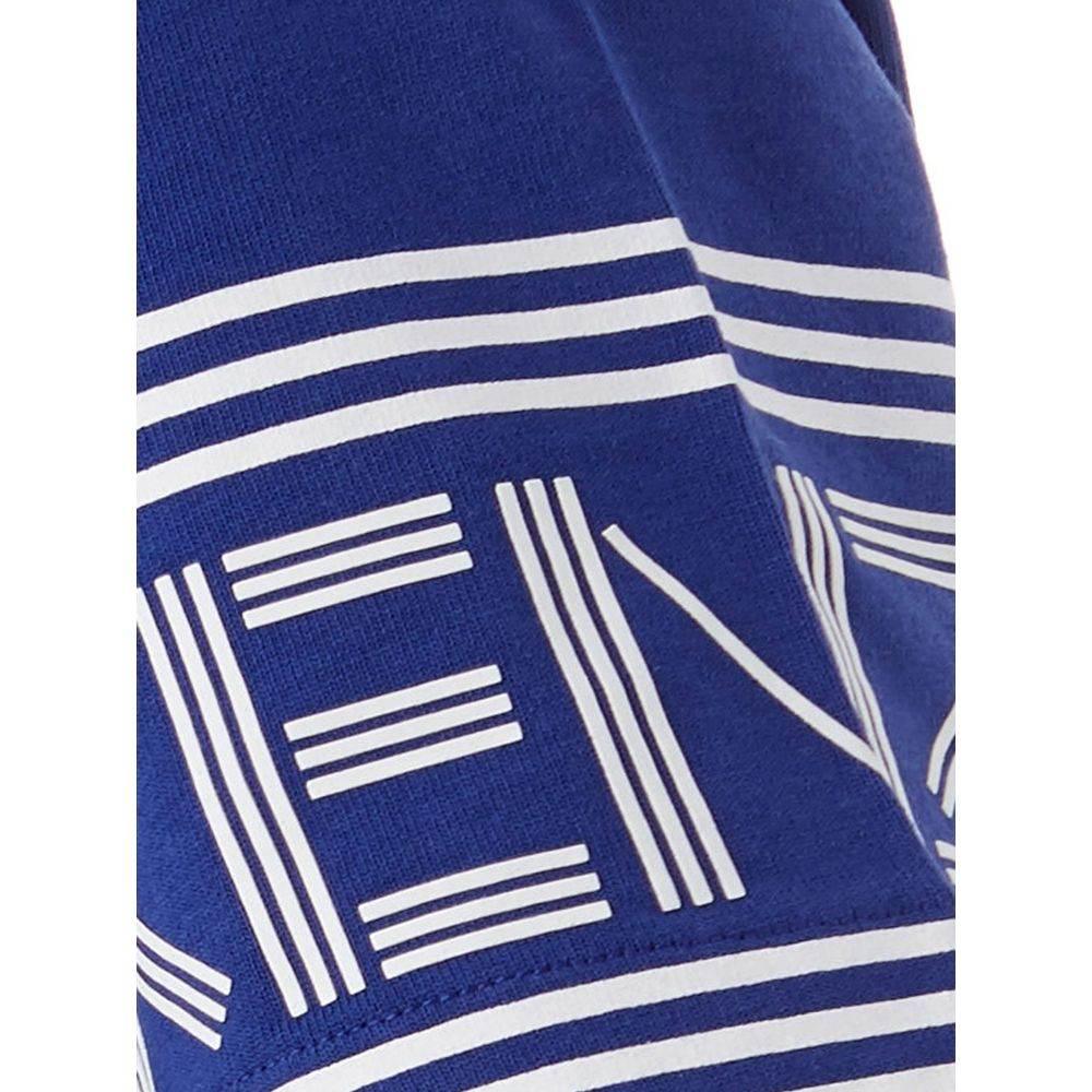 Kenzo Chic Blue Cotton Tee for Stylish Comfort - Hilstor