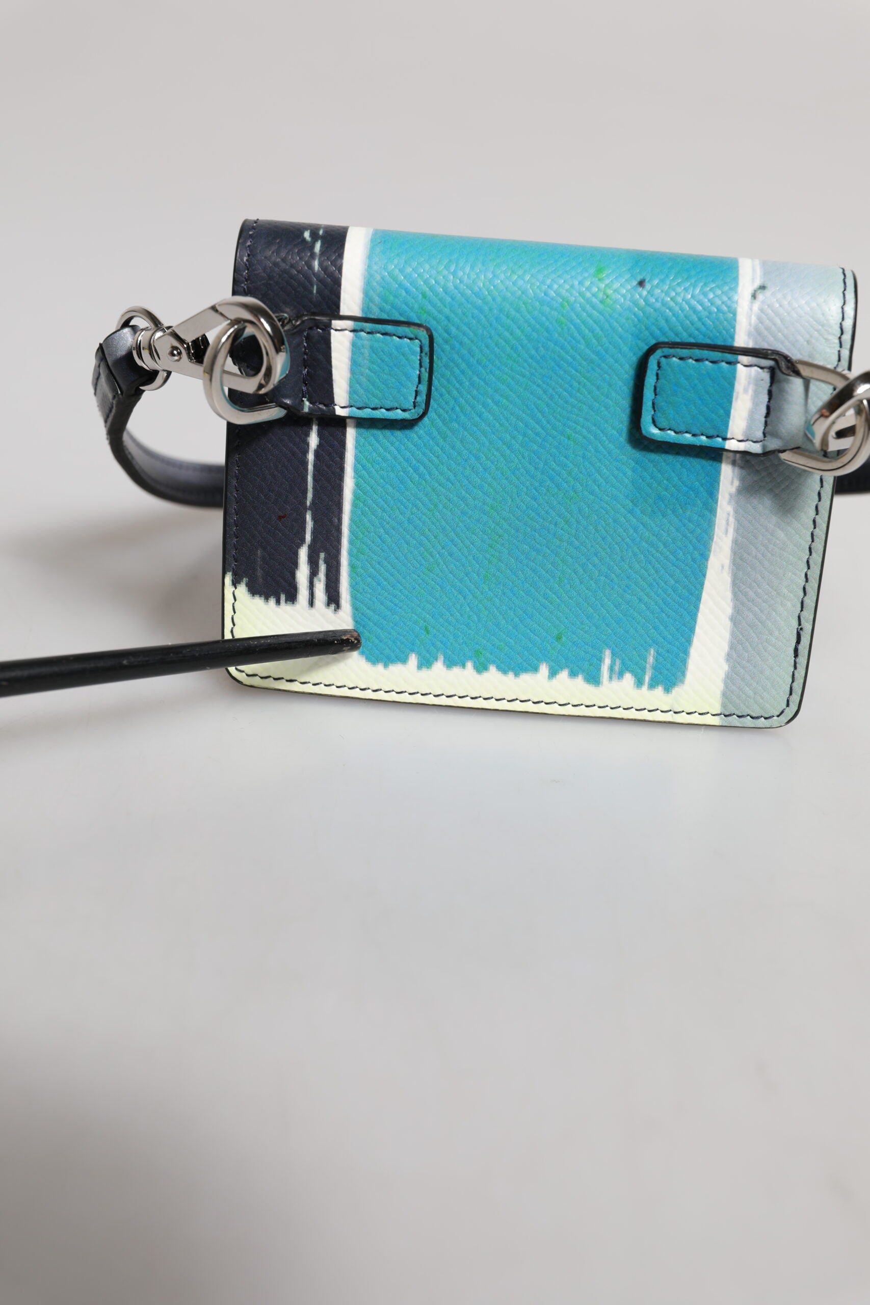 Dolce & Gabbana Multicolor Læder DG Logo Bifold Card Holder tegnebog