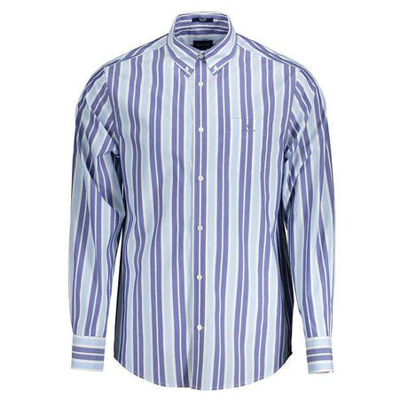 Gant Light Blue Cotton Men Shirt - Hilstor