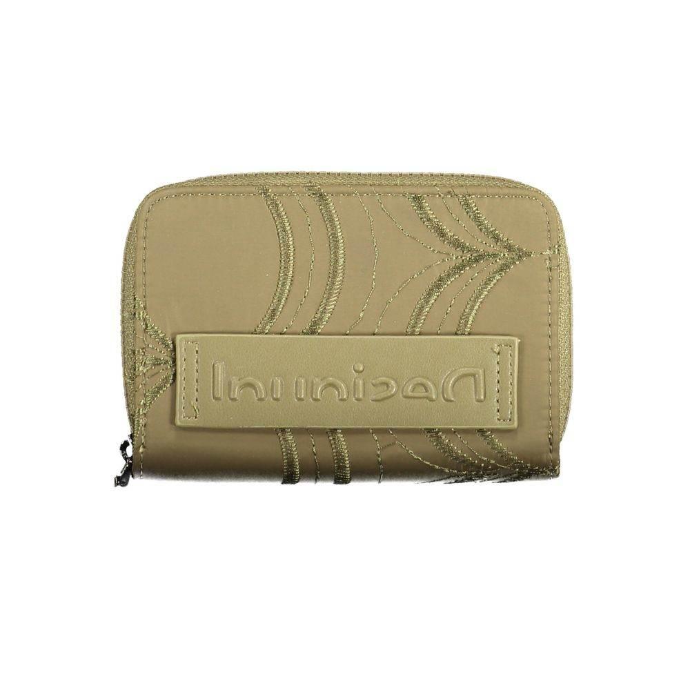 Desigual Green Polyester Women Wallet - Hilstor
