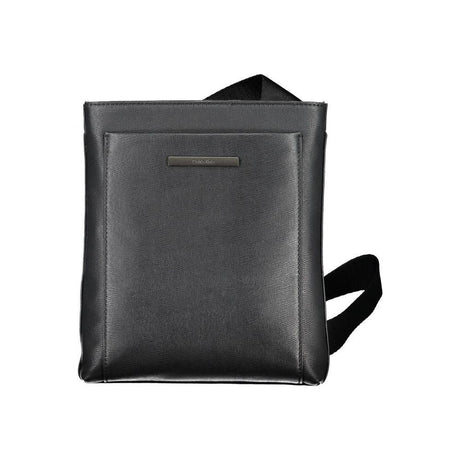 Calvin Klein Eco-Conscious Black Shoulder Bag with Logo - Hilstor