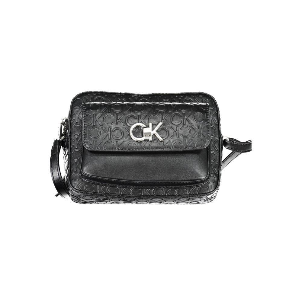 Calvin Klein Black Polyester Handbag - Hilstor