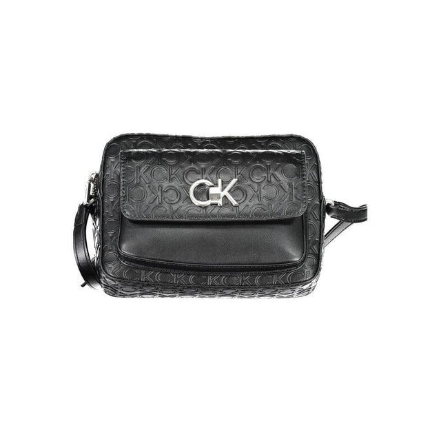 Calvin Klein Black Polyester Handbag - Hilstor