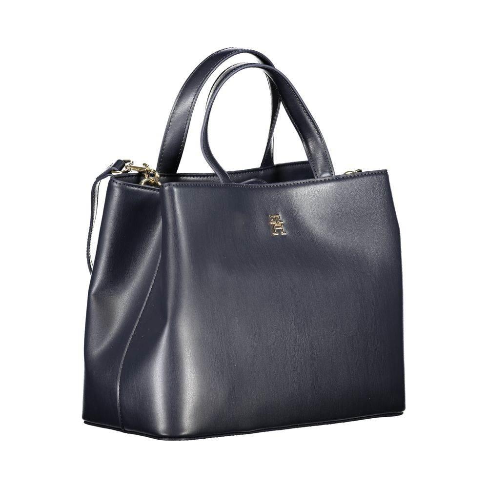 Tommy Hilfiger Blue Polyethylene Handbag - Hilstor